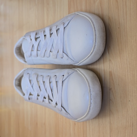 Kenneth Cole Kam White Leather Lace-Up Sneaker with Gold Accent Size 8M - Picture 5 of 9